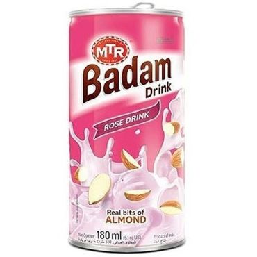 MTR Badam Drink Can 180 Ml Rose, 48 Pieces Per Carton